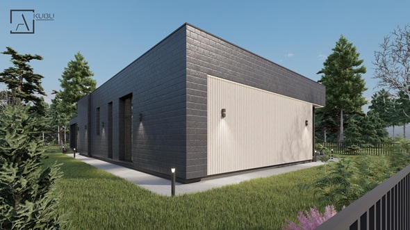 Vieno auk&scaron;to su sutapdintu (plok&scaron;čiu) stogu 5