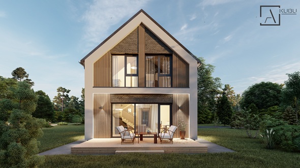 Vieno auk&scaron;to su pakelta mansarda 3