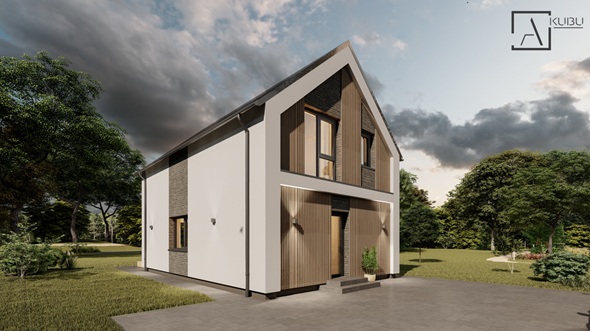 Vieno auk&scaron;to su pakelta mansarda 4